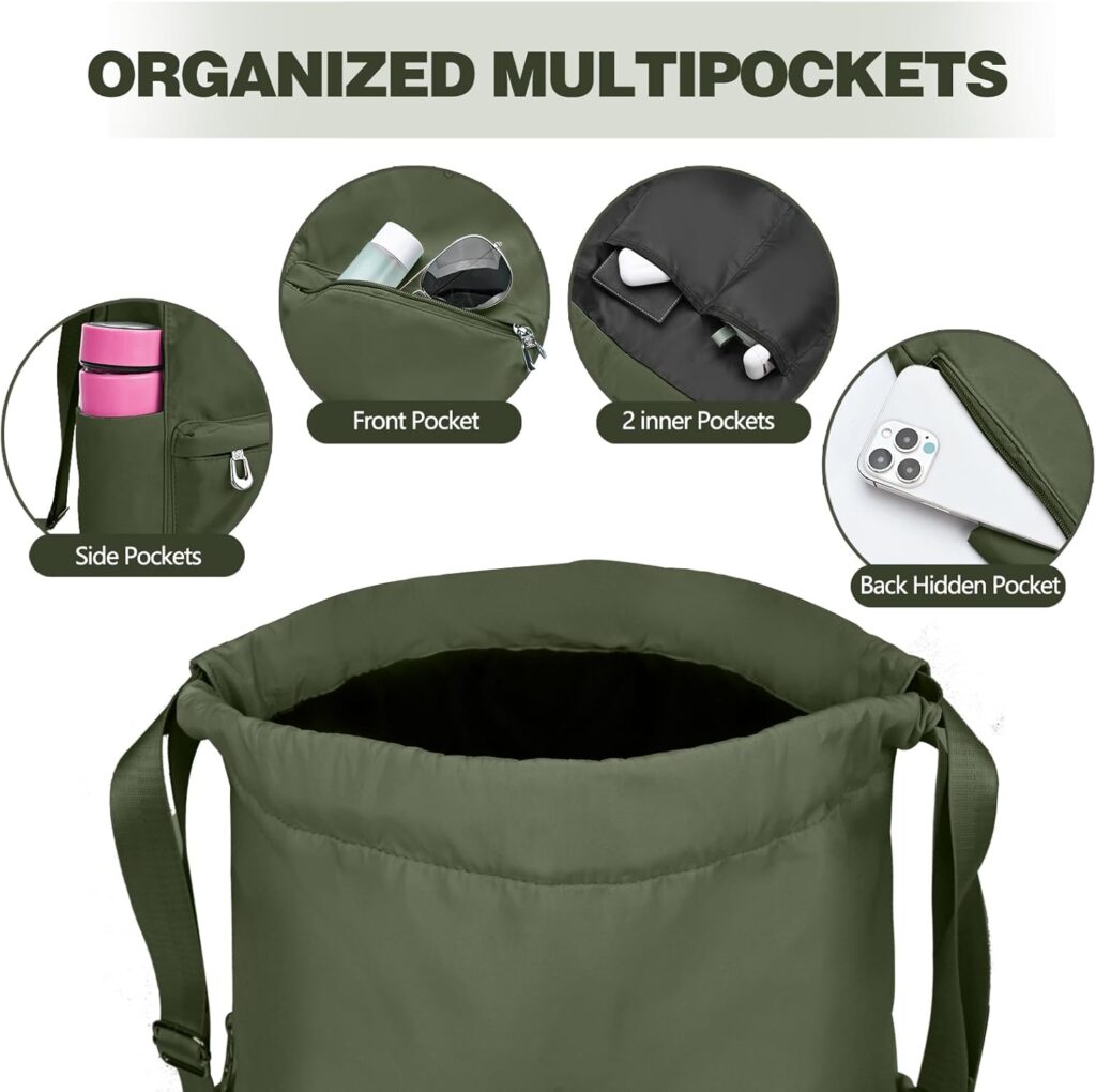 Pandangan belakang beg galas menunjukkan tali mesh bernafas dan tali dada boleh laras.