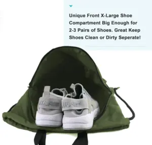 Ang kilid nga talan-awon sa backpack nga nagpakita sa usa ka botelya sa tubig nga luwas nga gisulod sa mesh nga bulsa sa kilid.