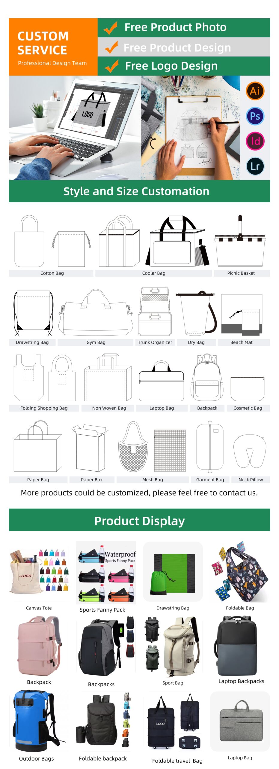 کیسه ناهار باز شد, نمای داخلی جادار و روکش فویل آن را نشان می دهد