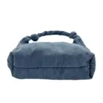 Torba casuturoy casuturoy casual casuturoy z wiązanym uchwytem, pokazane od dołu na białym tle. Dostępne usługi dostosowywania OEM i ODM.