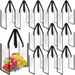 Лу вич вӱд ӱмбалне ПВХ яндар шопинг Тот-влак дене шем ручкат .; ик тоте ассортимент емыж дене темын .. OEM да ODM вариант-влак доступен ..