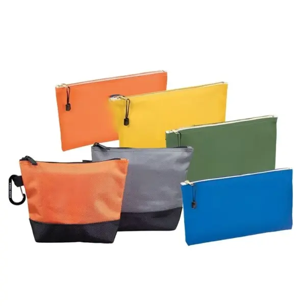 Lisebelisoa tse tšeletseng tse nang le mokhoa o tšeletseng tsa Oxford tse sa kenelletseng li sutumetsa ka lamunu, mosehla, botala, Blue, mme opere ka mokhoa o sootho o bontšoa hammoho.