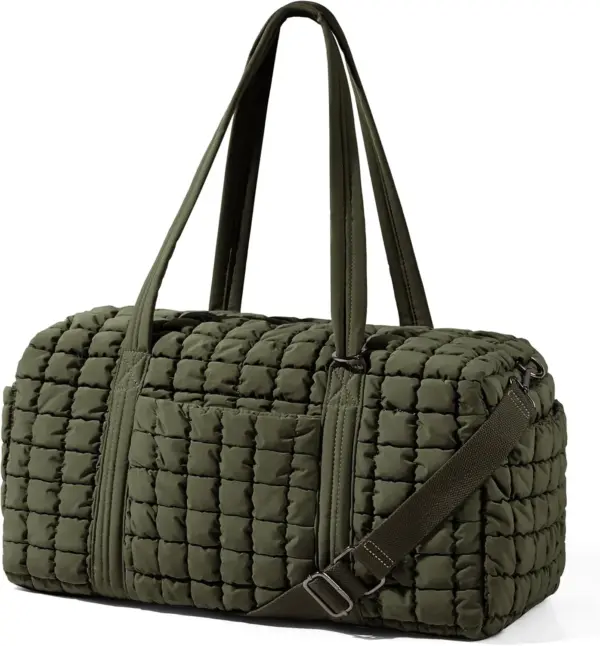 زیتون کے سبز رنگ میں پتے سے بٹیرے ہوئے ٹریول نوٹ لمبے کندھے کے پٹے, ایک ایڈجسٹ کراس باڈی کا پٹا, اور OEM/ODM حسب ضرورت کے لئے دستیاب ہے.