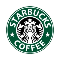Starbucks Coffee logo with a mermaid inside a green circle and white text, perfect for OEM ODM customization.