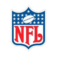 NFL logo featuring a football above red "NFL" letters on a blue shield with white stars, designed with OEM ODM quality standards.