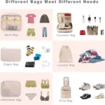 बिजनेस ट्रैवल वॉटरप्रूफ स्टोरेज सेट में छह बैग प्रकार शामिल हैं - मेश, अंगराग, ज़िपर, धोने लायक कपड़े, अंडरवियर, और जूता - OEM/ODM अनुकूलन के लिए एकदम सही और विभिन्न वस्तुओं को संग्रहीत करना.