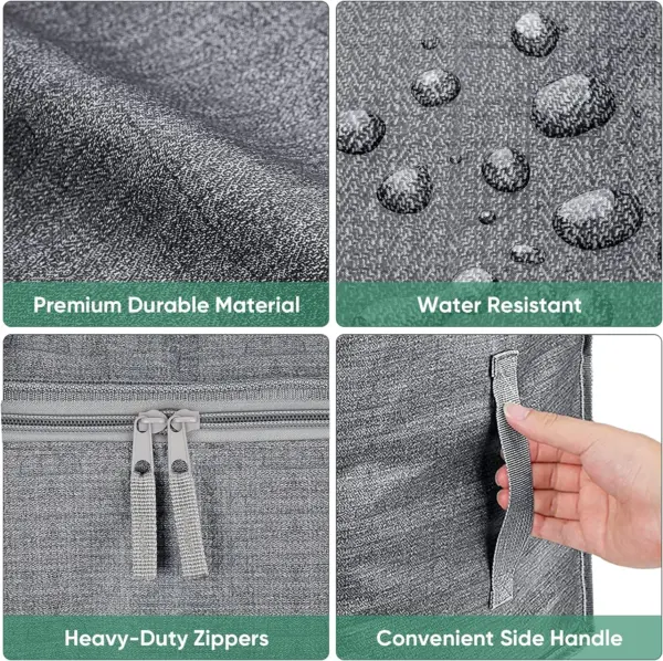 E Saco di Almacenahe di Capacidad Grandi di Capacidad, traha ku material duradero ., resistente, zippernan pisa, e un man di banda handy ., ta perfekto pa personalisashon di OEM ODM ..