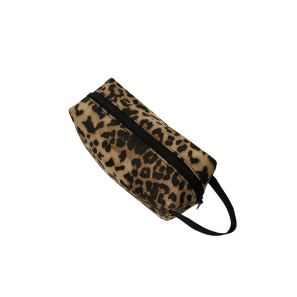 OEM Factory Leopard Print Toiletry Bag – Personalized Travel Cosmetic Bag - Image 4