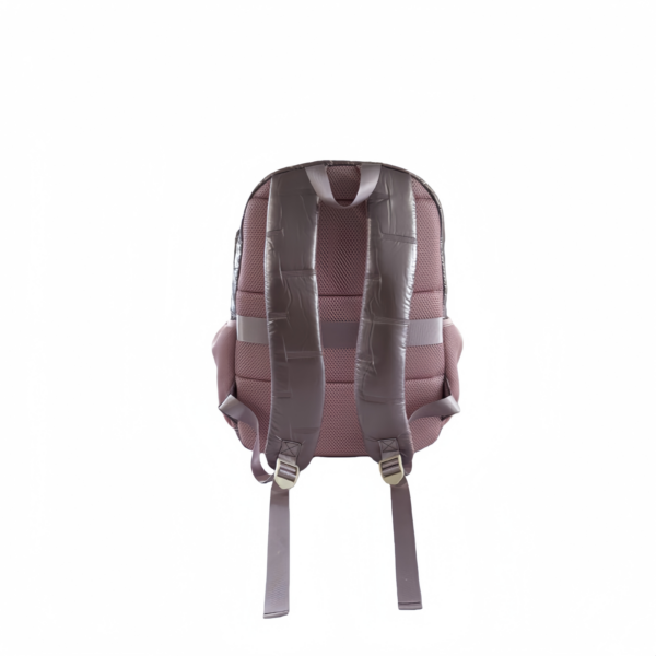 Նորաոճ մետալիկ ծածկված ուսապարկ – գերժամանակակից ուսապարկ աշխատանքի և ճանապարհորդության համար - Image 3