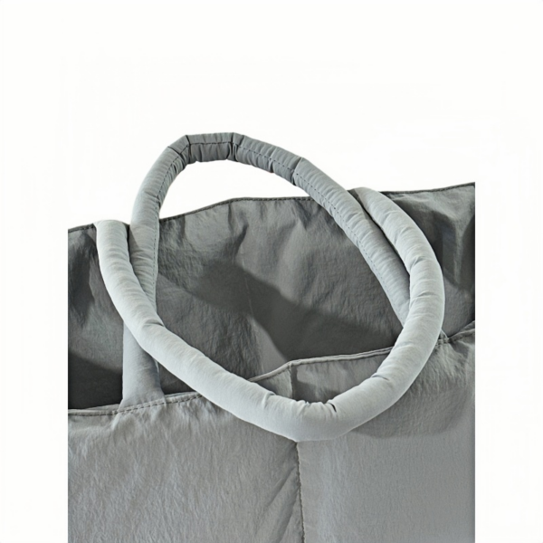 絎縫可摺疊收納手提袋 - 輕巧大容量整理袋 (OEM / ODM) - Image 3