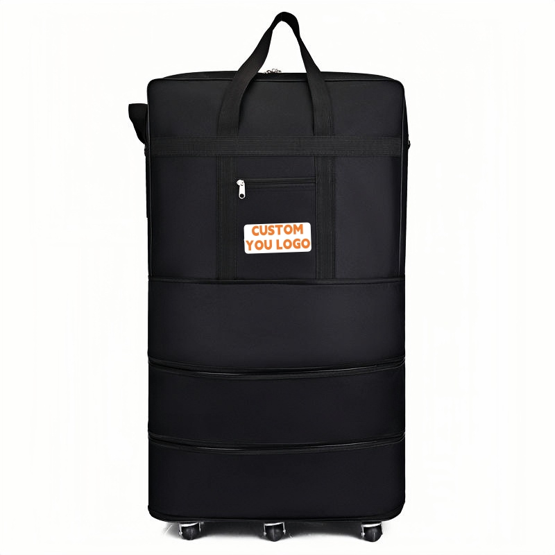 बॅगचे चाक आणि हार्डवेअरचे क्लोज-अप तपशील