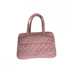 Pink Quilted Laptop Bag