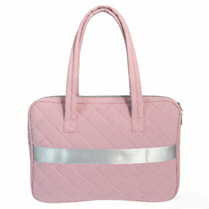 Pink Quilted Laptop Bag