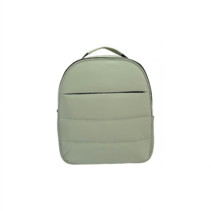 light green nylon backpack