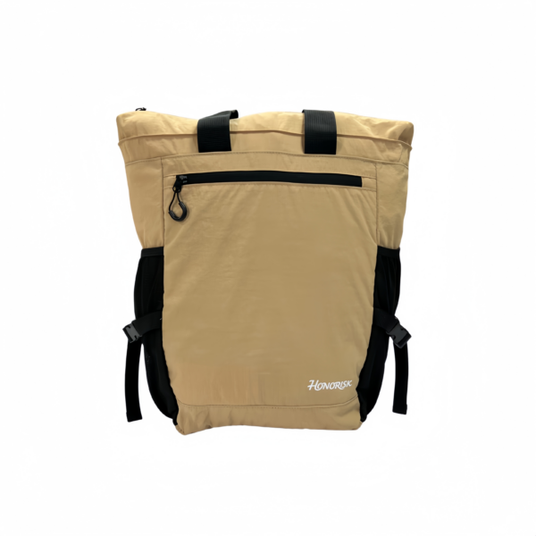 Khaki Foldable Backpack Lightweight Packable Travel Backpack Soft Nylon Portable Compact Daypack